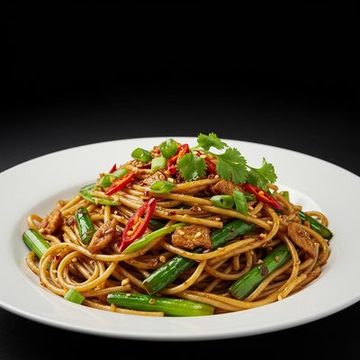 Noodles Burnt Garlic Veg
